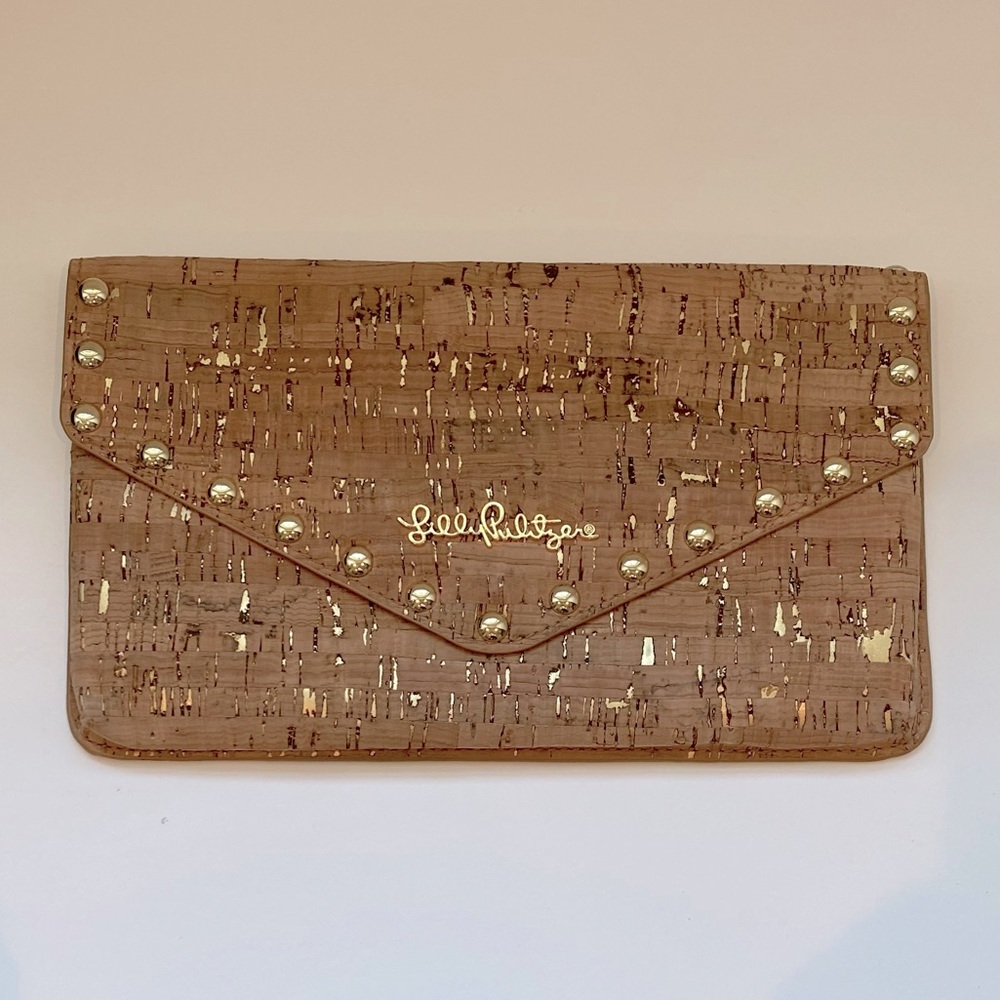 Lilly Pulitzer Island Cork Clutch